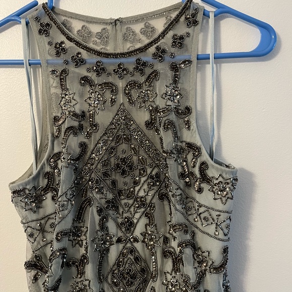 BHLDN Amada Dress Beaded Maxi Size 4 - Picture 5 of 8